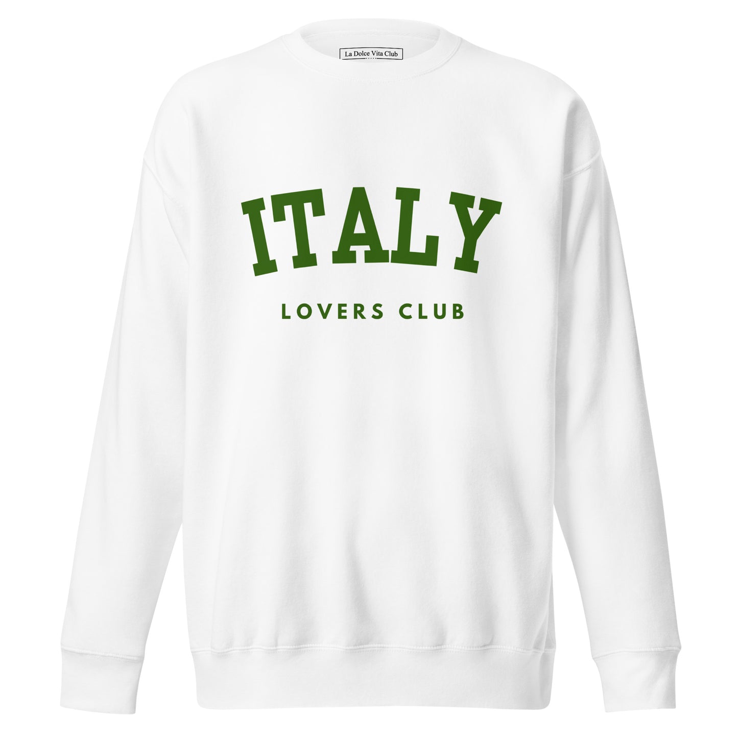 'Italy Lovers Club' Varsity Unisex Premium Sweatshirt